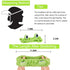 Green Frog Eye Elastic Headband - 1 Pack, Fun Gifts for Women, Spa & Skincare Headband for Makeup & Face Wash