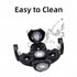 Replacement Blades 3 Pack for Head Shaver Kit, 5 Blades for Bald Men, Includes 1 Cleaning Brush