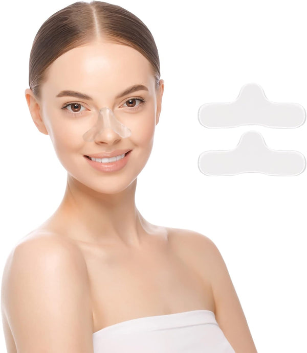 2 Pack CPAP Gel Nose Pads, Premium Soft CPAP Nasal Guard Against Irritation and Soreness (Medium)