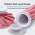 Ice Bag, Reusable 9" Ice Packs for Injuries, Hot Water Bag for Pain Relief, Cold Pack in Pink