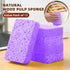 24-Pack Non-Scratch Scrub Sponges for Dishes, Cleaning Sponges for Kitchen Home and More (Purple)