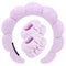 Spa Headbands Set for Washing Face, Makeup & Skincare, Soft Terry Towel Cloth Hairband for Women (Lilac)