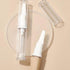 Tuxiaobu Airless Pump Jars Set, 15ml Empty Refillable Cosmetic Pump Bottles for Travel Foundation, Eye Face Cream