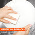 Pack 6 Full Circle Walnut and Cellulose Scrubber Sponges of Powerful, Non-Scratch Kitchen Sponges Made with Plant-Based