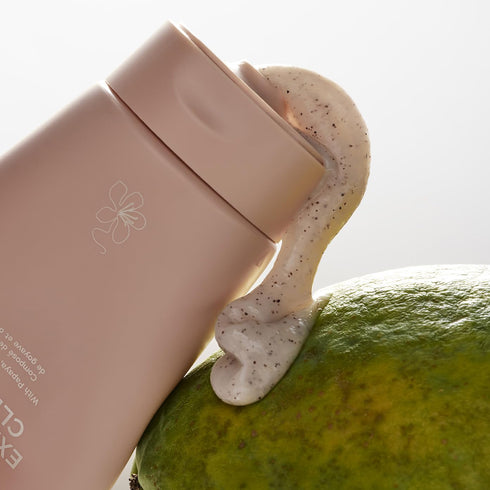 SWEET JULY SKIN Pava Exfoliating Cleanser, Gentle Hydrating Clean Face Wash for All Skin Types, Vegan (5.6 oz)