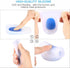 1 Pair Silicone Gel Heel Cups for Plantar Fasciitis, Sore Heel, Bone Spur & Achilles Pain Relief Protectors (M 34-38)