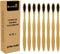 Extra Hard Bamboo Toothbrush, 8 Pieces of One Pack, Firm Bristles Super Hard