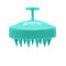 HEETA Scalp Massager for Hair Growth, Soft Silicone Shampoo Brush for Dandruff Removal, Green