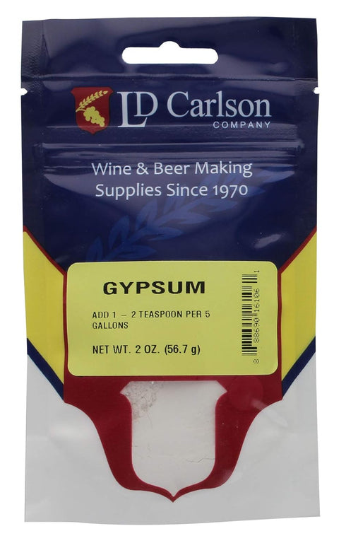 Learn To Brew 8D-25B4-RY0M Calcium Sulfate Gypsum, 2 oz for Home Brew
