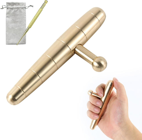 T-Bar Trigger Point Massager Tool - Copper Deep Tissue Massage Tool, Witha