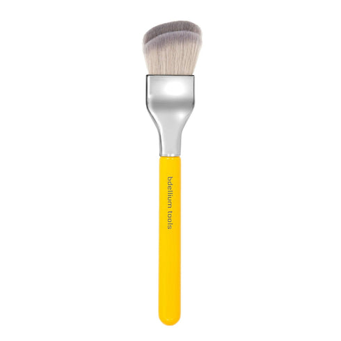 Bdellium Tools Studio Series 951 Small Slanted Double Dome Blender Makeup Brush - Professional, Yellow, 1pc