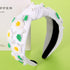 NVENF Flower Headbands for Women, Beaded Pink Floral Headbands, Spring Summer Hair Accessories