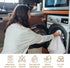 Ashley Mills Cotton Shop Towels: Pack of 50, 13x14 in, Absorbent Rags for Automobiles, Industries & Homes