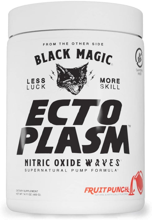 Black Magic Supply Ecto Plasm Non-Stimulant Pump Igniter | Supernatural Pump Formula | 20 Scoops | Fruit Punch |