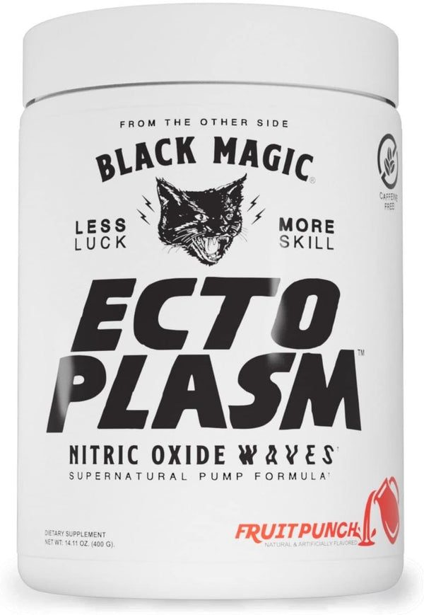 Black Magic Supply Ecto Plasm Non-Stimulant Pump Igniter | Supernatural Pump Formula | 20 Scoops | Fruit Punch |