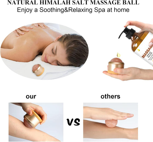 Himalayan Salt Massage Ball - Full Body Relief Tool