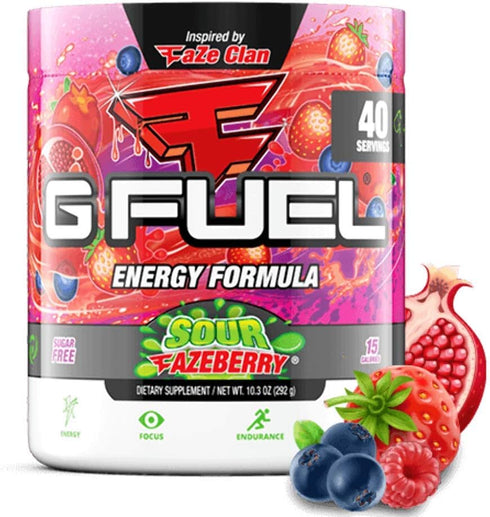 G Fuel Watermelon Energy Powder, Sugar Free, Clean Caffeine Focus Supplement, 9.8 oz (40 Servings)
