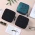 Sanitary Napkin Storage Bag, Leather Waterproof Feminine First Period Bag with Zipper for Teen Girls, Makeup Pouch