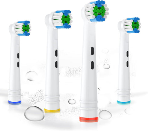 Replacement Toothbrush Heads for Oral B Electric Toothbrushes, 4 Count, Small Round Head for Pro Series