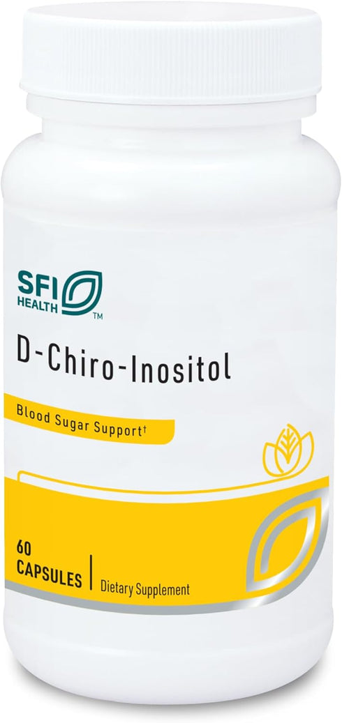 Klaire Labs D-Chiro-Inositol - 150 Milligrams Hypoallergenic Supplement, 60 Capsules