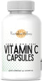 Vitamin C Capsules | Pure, Corn & GMO-Free | 1000 mg Vitamin C Per Capsule | 200 Capsules.