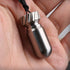 Small Titanium Pill Case with Keychain, Waterproof Pill Holder Container, Portable Mini Size Pill Box for Outdoor