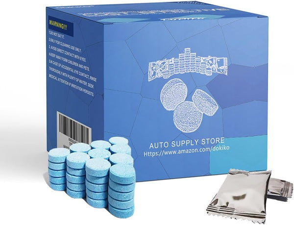 100 PCS Glass Cleaner Refill Tablets, Concentrated Dissolvable Tablets for 100 * 16 fl oz Cleaner Spray