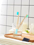 Bamboo Kids Toothbrushes (6 Pack) - Soft Bristle, Organic, Compostable, BPA Free, Eco-Friendly Wooden Toothbrush