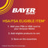 Bayer Extra Strength Aspirin 500 mg, Pain Reliever, 100 Coated Tablets for Headache, Muscle Pain
