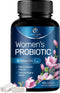 Women Probiotics for Digestive Health, 60 Capsules, 50 Billion CFU, Multi Strains Womens Probiotic with Acidophilus for
