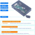 Mangood 4 4CH (1* Mini Remote Control Vibrator Reminder Times Vibrations Wireless Remote Vibrator Reminders Wireless