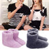 Winter Foot Warmer Shoes Soft Electric Heating Snow Boots USB Washable Skiing Boot Soft Electric Heating Shoes Winter
