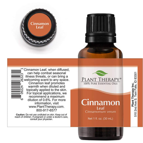 Plant Therapy Cinnamon Leaf Essential Oil 30 mL (1 oz) 100% Pure, Undiluted, Therapeutic Grade