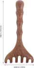 TOPPERFUN 2pcs Set, Wooden Massage Comb Sandalwood Five-Claw Scalp Massager and Gua Sha Tool for Head, Neck, and Hair