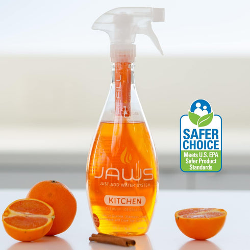 Pack. 2 JAWS Kitchen Cleaner Refill Includes Refill Pods. Refillable Cleaning Supplies.