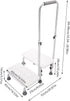 HOLMZCED 2 220 lbs Steel Step Stool with Adjustable Handle, Steps Medical Foot Stool Heavy Duty Holds Step Ladder