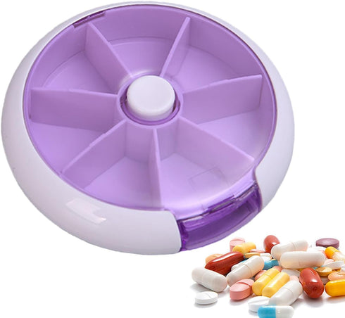 HGIYA Family First Aid Box Portable Medicine Chest Storage Cabinets Organizer Weekly Pill - Easy Open Medication,Pills