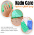 Nado Care Exfoliating Bath Sponge - Spa Scrub for Adult, Baby, Pregnant Women, 2 pcs