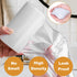 0.5 Gal Trash Bags, 240 pcs Clear Strong Tiny Garbage Bags for Mini Desk Trash Can, Fit 0.4-0.8 Gal