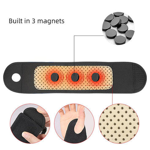 Wrist Brace for Carpal Tunnel, Adjustable Wrist Straps with 3 Magnets for Joint Pain Relief