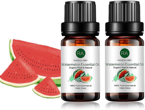 2-Pack Watermelon Essential Oil, Pure, Undiluted, Therapeutic Grade Watermelon Oil, 2x10 mL