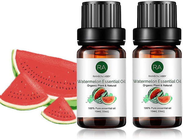 2-Pack Watermelon Essential Oil, Pure, Undiluted, Therapeutic Grade Watermelon Oil, 2x10 mL