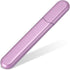 Premium Light Purple Glass Nail File with Case, Crystal Diamond Salon Best Beauty Buffer for Natural and Acrylic Nails
