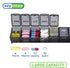 EZY DOSE Weekly (7-Day) Pill Case, Medicine Planner, Vitamin Organizer, Supplement Container, Travel Friendly, Large
