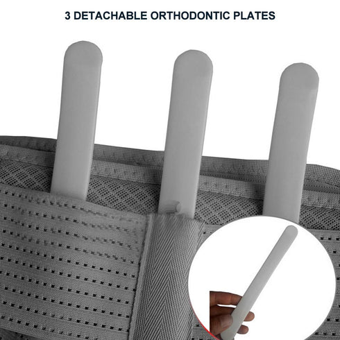 ZJchao Unisex Magnetic Lower Back Brace for Pain Relief, Adjustable Lumbar Support Belt, Breathable Waist Support