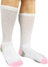 SYOLLAVE Women Diabetic Socks Non-Binding Wide Top Loose Fitting Medical Hospital Socks for Diabetes Edema Thick Ankle