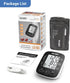 Scian Blood Pressure Monitor: Automatic Upper Arm Cuff for Home Use with Large LCD Display and 180 Memory (Black)