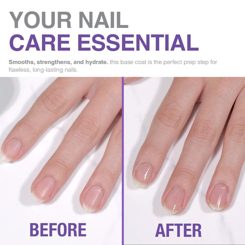 Probelle Hydrating Base Coat for Dry Nails - Instant Moisturizer, Extends Polish Life