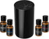 Waterless Essential Oil Diffuser Starter Kit, Battery Operated Mini Scent Air Machine