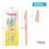 Tinkle Dermaplaning Tool, 3ct, Safe and Easy Peach Fuzz Remover, Eyebrow Trimmer with Protective Cover